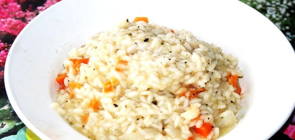 Ризотто классическое с морковью и луком