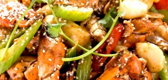 Салат из крабов