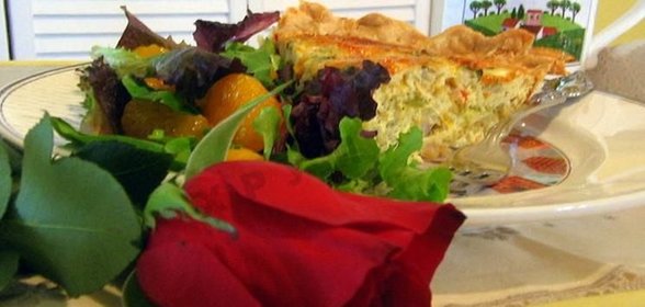 Пирог с копченой курицей