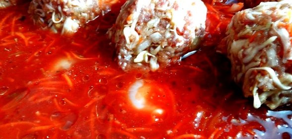 Голубцы фальшивые в тефтелях