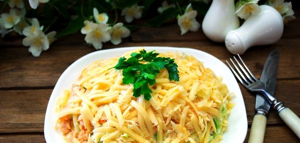 Салат Курица в перьях