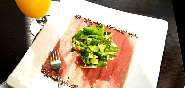 Карпаччо из тунца