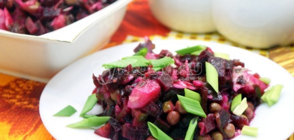 Винегрет с морской капустой