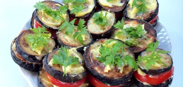 Пенечки из баклажанов