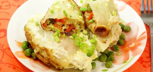 Пудинг из ячневой крупы с сухофруктами