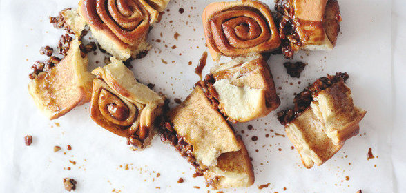 Вертушки с корицей и орехом пекан