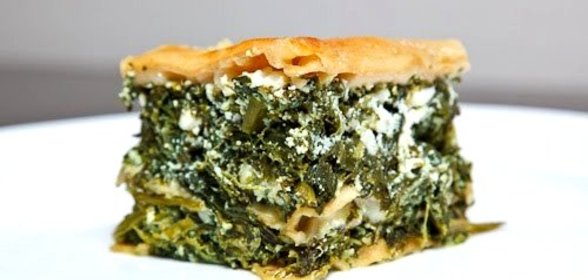 Лазанья с брынзой