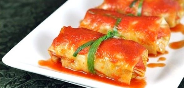 Голубцы с картошкой