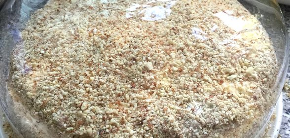 Толстовский миндальный пирог, модифицированный под диабет