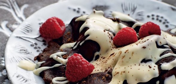 Шоколадные равиоли с рикоттой