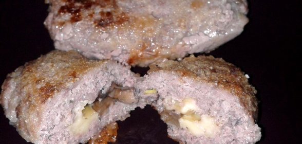 Зразы с опятами и сыром