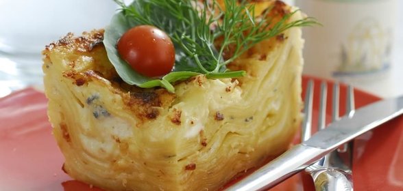 Лазанья с тремя видами сыра