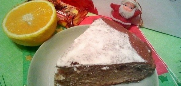 Греческий новогодний пирог