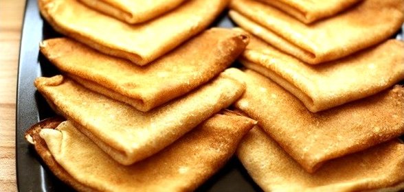 Быстрые блины на ряженке