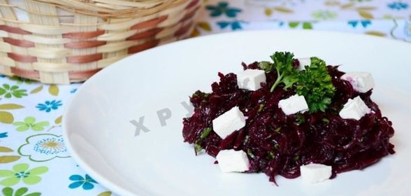 Салат со свеклой и фетой от Джейми Оливера