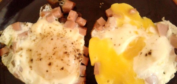 Омлет Валентинка