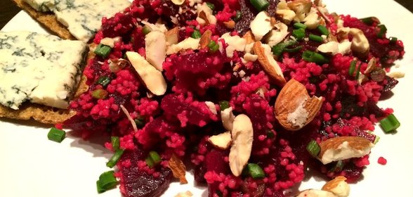 Салат из свеклы и кускуса