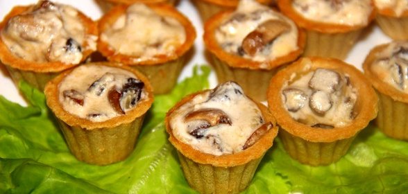 Тарталетки с жульеном