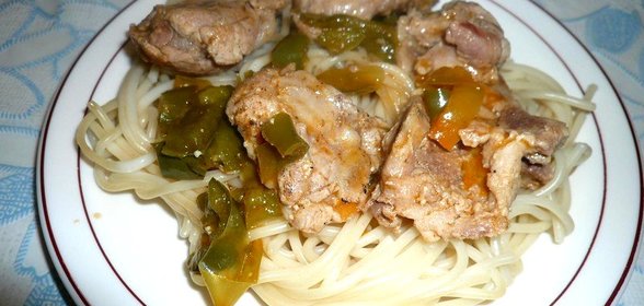 Рагу с болгарским перцем