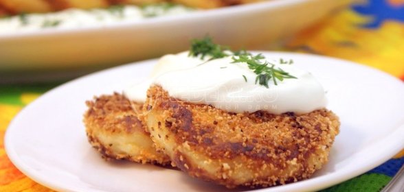 Картофельные котлеты с сыром