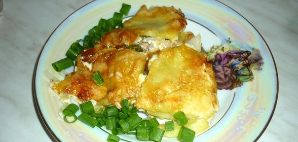 Запеченная рыба с овощами в духовке