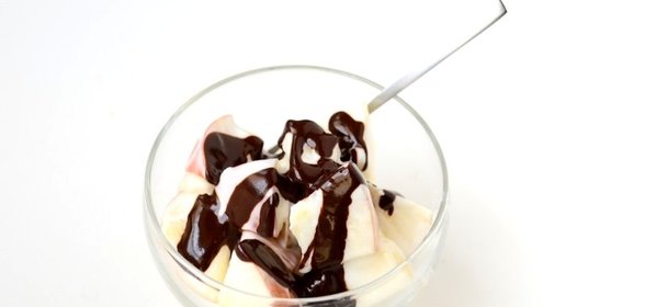 Яблоки с йогуртом