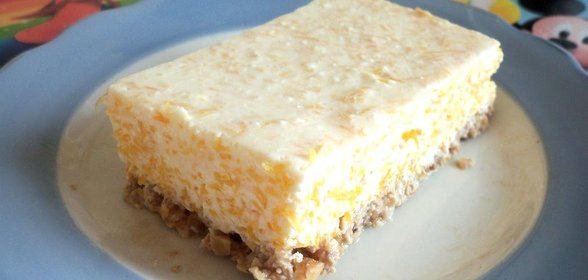 Творожно - тыквенный десерт