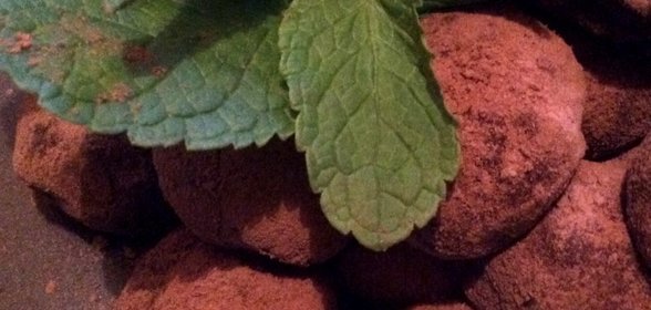 Мятно-шоколадные трюфели