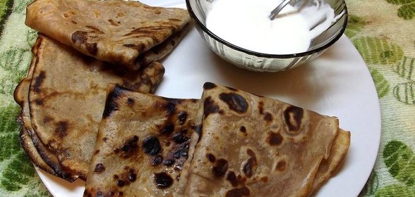 Пышные блинчики на простокваше