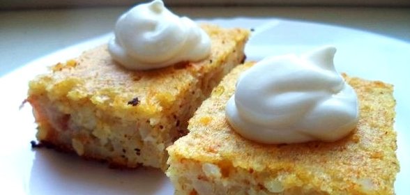 Сладкая рисовая запеканка