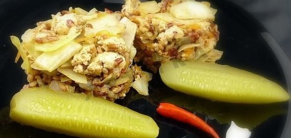 Ленивые голубцы с куриным фаршем в мультиварке