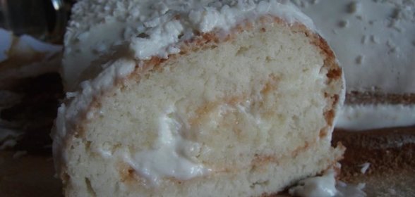 Белый рулет (снежный рулет)