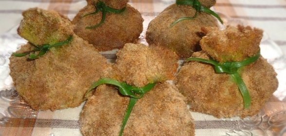 Капустные мешочки с диким рисом,овощами,грибами,с мясом и без мяса