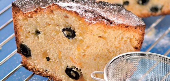 Пирог с засахаренными маслинами