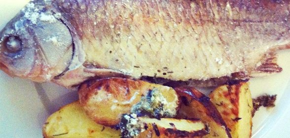 Рыба, запеченная в соли, по‑хорватски