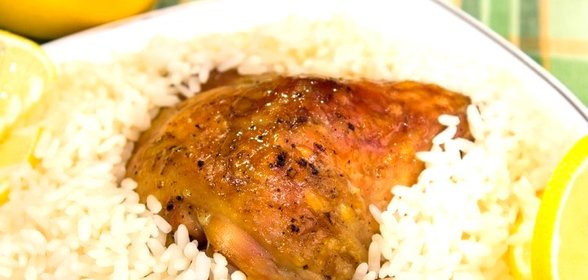 Бедрышки, маринованные в лимонном соке, запеченные в рукаве