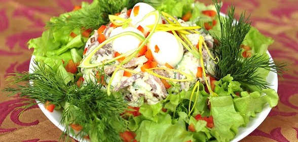 Салат Перепелиное гнездо