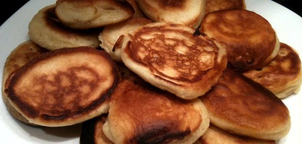 Оладушки на кислом молоке