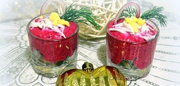 Праздничная закуска из сельди