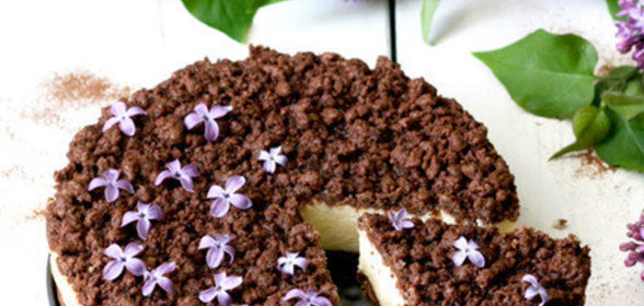 Чизкейк с шоколадной крошкой