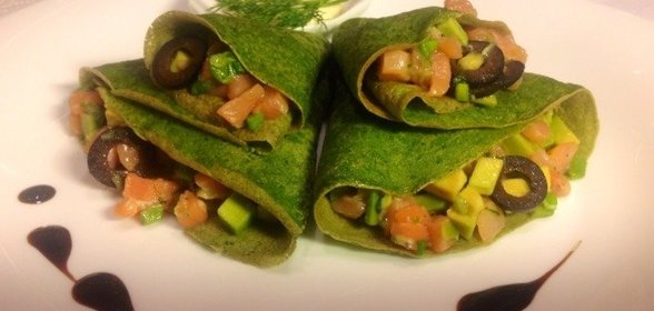 Шпинатные блинчики