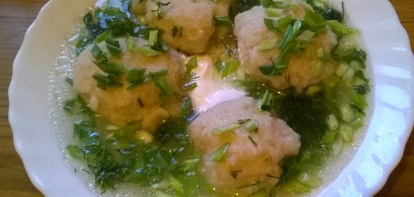 Кульками из картофеля и куриного фарша