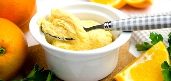 Апельсиновый омлет на пару