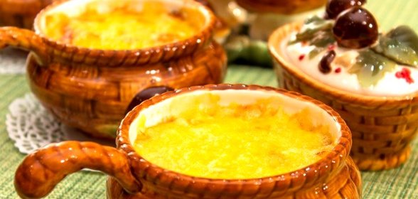 Жюльен с курицей и грибами