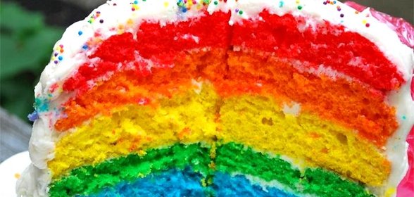 Радужный торт