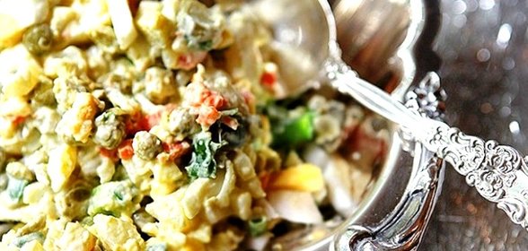 Диетический оливье