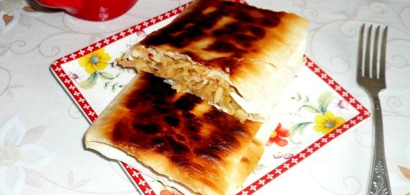 Быстрый яблочный пирожок