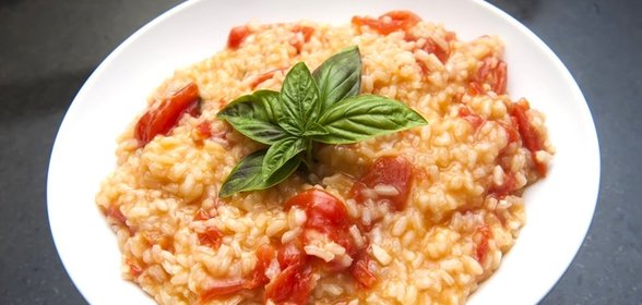 Ризотто с помидорами