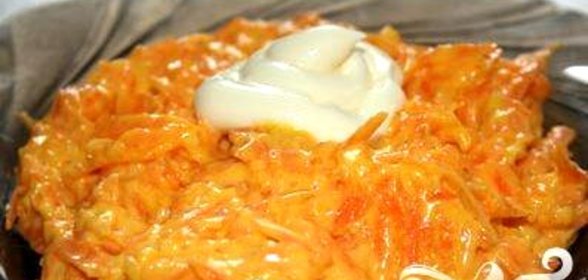 Зимний морковный салат