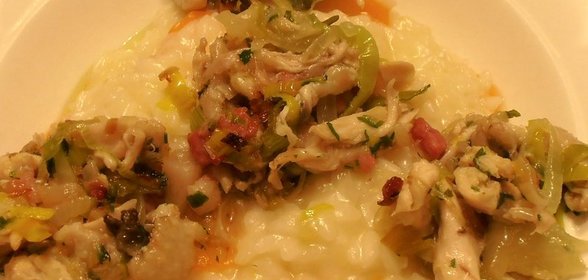 Ризотто с морковью и курицей